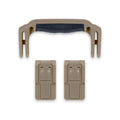Pelican 1400 Replacement Handle & Latches, Dark Desert Dirt (Set of 1 Handle, 2 Push-Button Latches) ColorCase