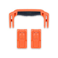 Pelican 1400 Replacement Handle & Latches, Orange (Set of 1 Handle, 2 Push-Button Latches) ColorCase