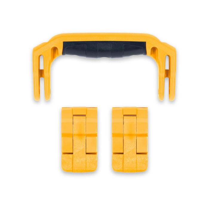 Pelican 1430 Replacement Handle & Latches, Yellow (Set of 1 Handle, 2 Latches) ColorCase
