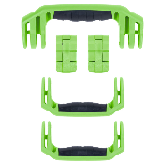 Pelican 1440 Replacement Handles & Latches, Lime Green (Set of 3 Handles, 2 Latches) ColorCase