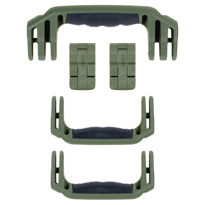 Pelican 1440 Replacement Handles & Latches, OD Green (Set of 3 Handles, 2 Latches) ColorCase