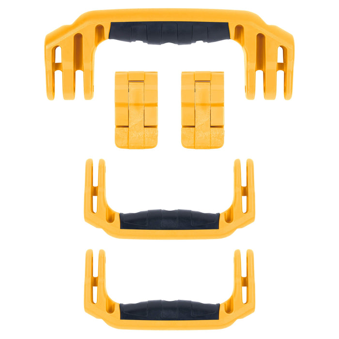 Pelican 1440 Replacement Handles & Latches, Yellow (Set of 3 Handles, 2 Latches) ColorCase