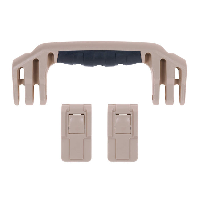 Pelican 1450 Replacement Handle & Latches, Desert Tan (Set of 1 Handle, 2 Push-Button Latches) ColorCase