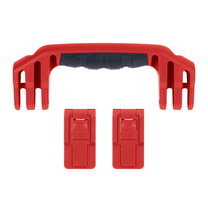 Pelican 1450 Replacement Handle & Latches, Red (Set of 1 Handle, 2 Push-Button Latches) ColorCase