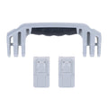 Pelican 1450 Replacement Handle & Latches, Silver, Push-Button (Set of 1 Handle, 2 Latches) ColorCase
