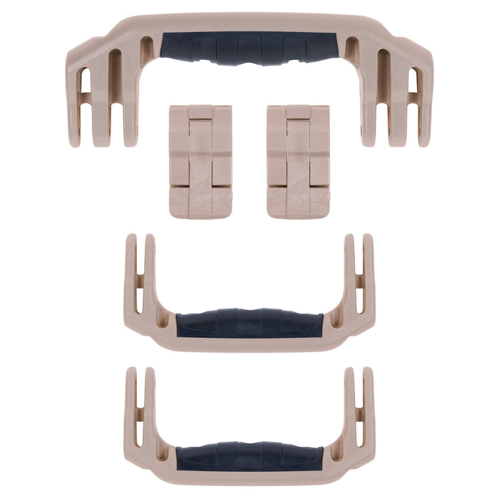Pelican 1460 Replacement Handles & Latches, Desert Tan (Set of 3 Handles, 2 Latches) ColorCase