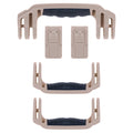 Pelican 1465 Air Replacement Handles & Latches, Desert Tan (Set of 3 Handles, 2 Latches) ColorCase