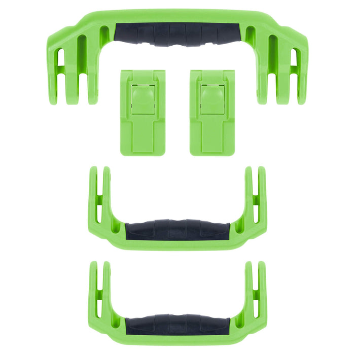 Pelican 1465 Air Replacement Handles & Latches, Lime Green (Set of 3 Handles, 2 Latches) ColorCase