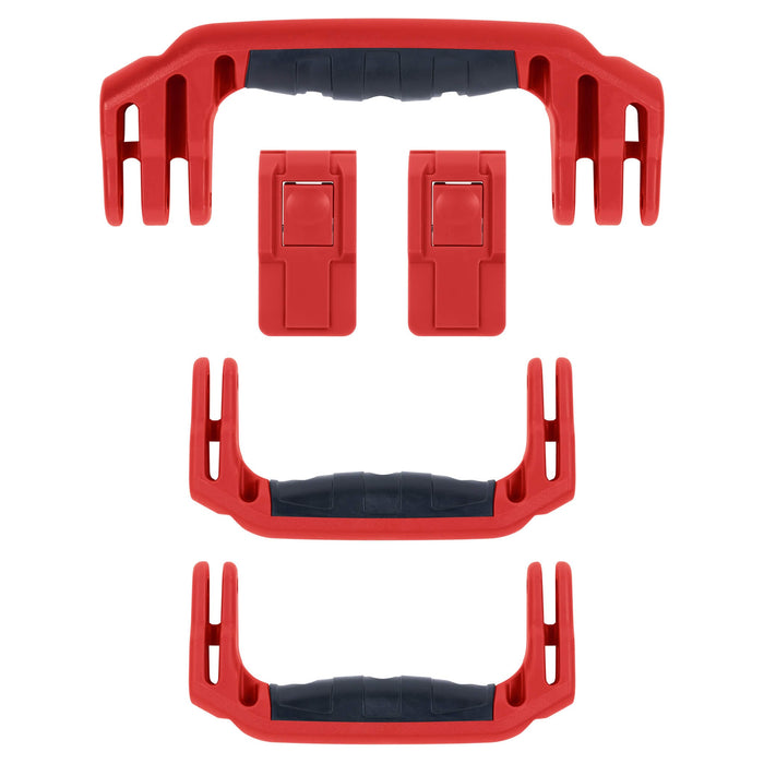 Pelican 1465 Air Replacement Handles & Latches, Red (Set of 3 Handles, 2 Latches) ColorCase