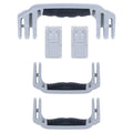Pelican 1465 Air Replacement Handles & Latches, Silver, Push-Button (Set of 3 Handles, 2 Latches) ColorCase