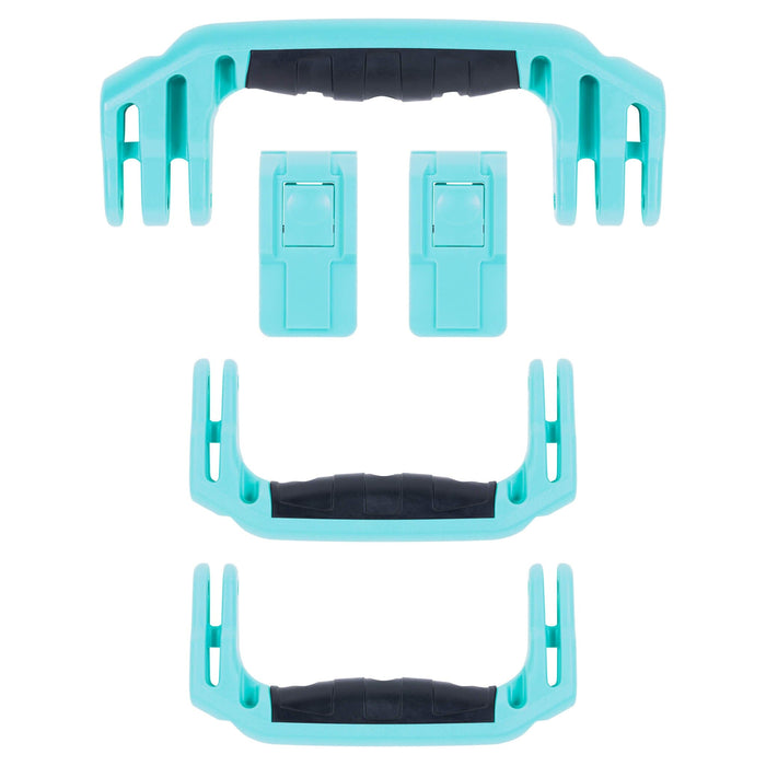 Pelican 1465 Air Replacement Handles & Latches, Teal (Set of 3 Handles, 2 Latches) ColorCase