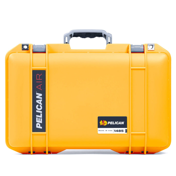 Pelican 1485 Air Case, Yellow with Silver Latches ColorCase