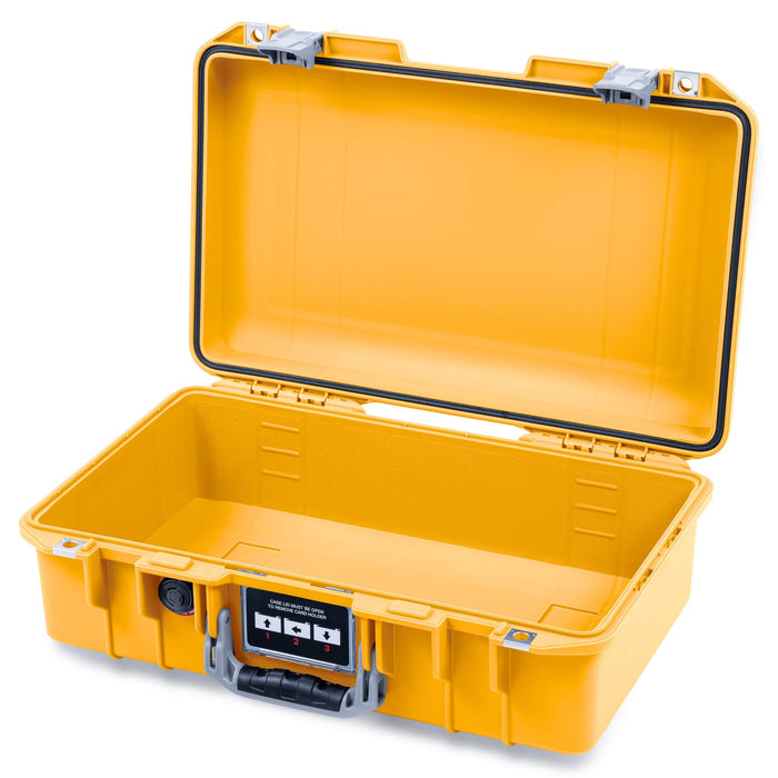 Pelican 1485 Air Case, Yellow with Silver Latches None (Case Only) ColorCase 014850-0000-240-181