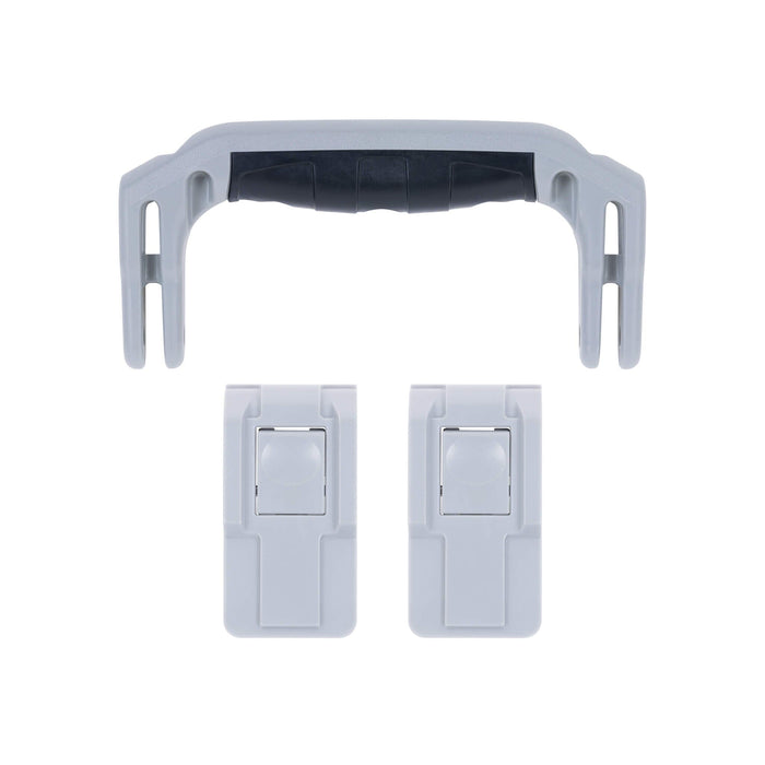 Pelican 1485 Air Replacement Handle & Latches, Silver (Set of 1 Handle, 2 Latches) ColorCase