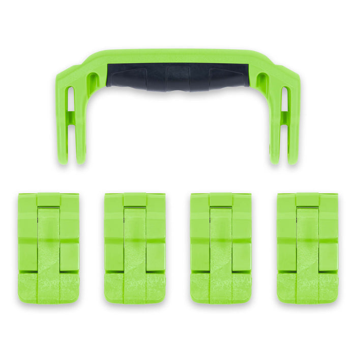 Pelican 1495 Replacement Handle & Latches, Lime Green (Set of 1 Handle, 4 Latches) ColorCase