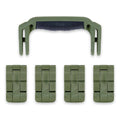 Pelican 1495 Replacement Handle & Latches, OD Green (Set of 1 Handle, 4 Latches) ColorCase