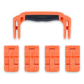 Pelican 1495 Replacement Handle & Latches, Orange (Set of 1 Handle, 4 Latches) ColorCase