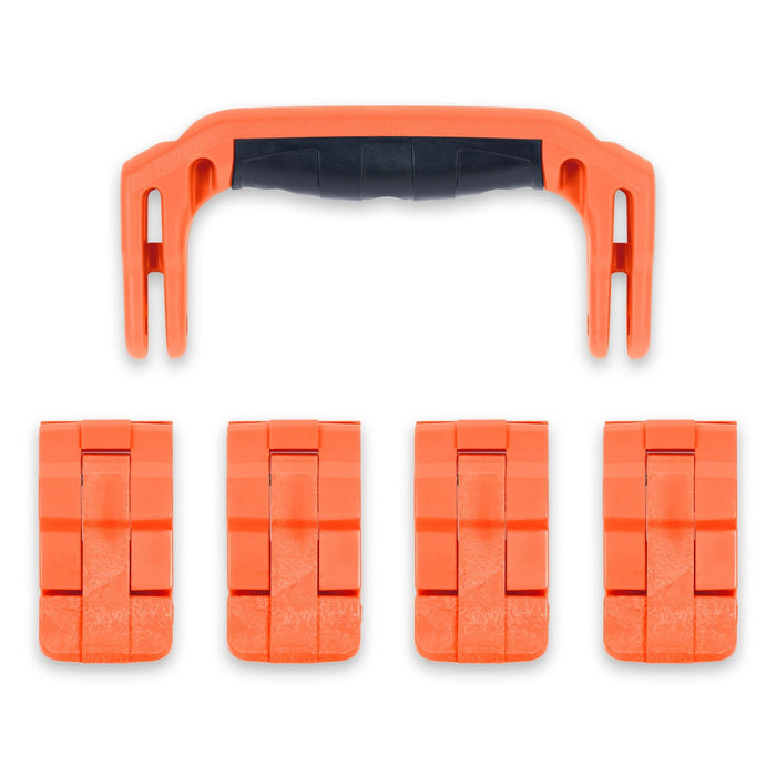 Pelican 1495 Replacement Handle & Latches, Orange (Set of 1 Handle, 4 Latches) ColorCase