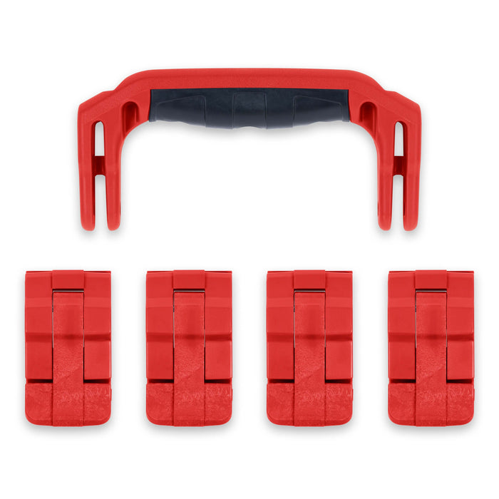 Pelican 1495 Replacement Handle & Latches, Red (Set of 1 Handle, 4 Latches) ColorCase