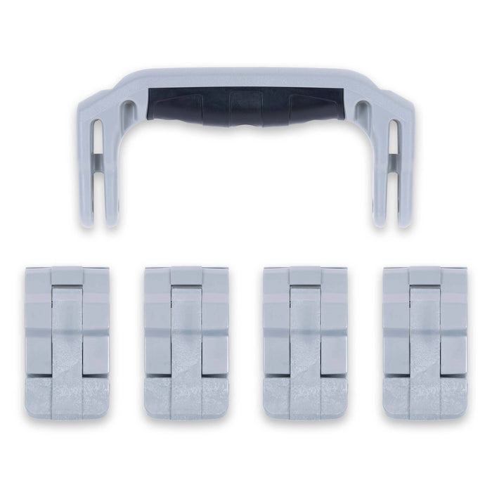 Pelican 1495 Replacement Handle & Latches, Silver (Set of 1 Handle, 4 Latches) ColorCase