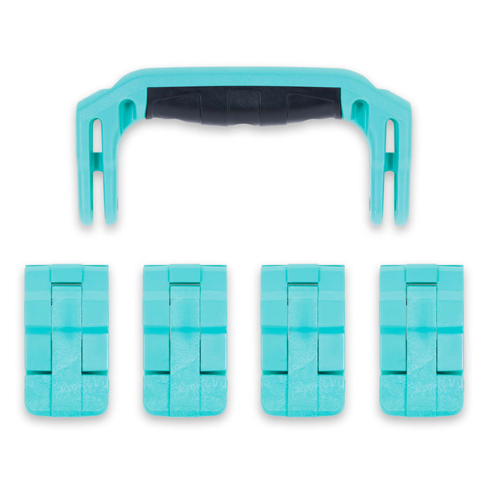 Pelican 1495 Replacement Handle & Latches, Teal (Set of 1 Handle, 4 Latches) ColorCase