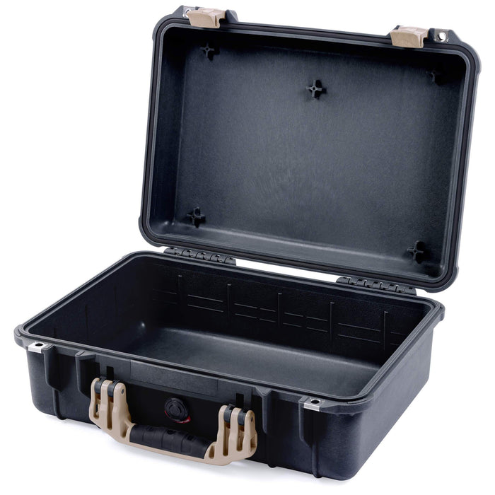 Pelican 1500 Case - Black & Desert Tan