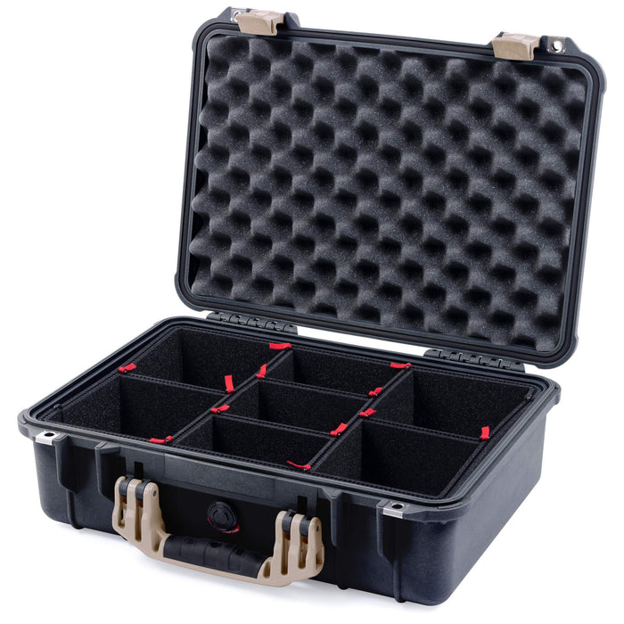 Pelican 1500 Case - Black & Desert Tan