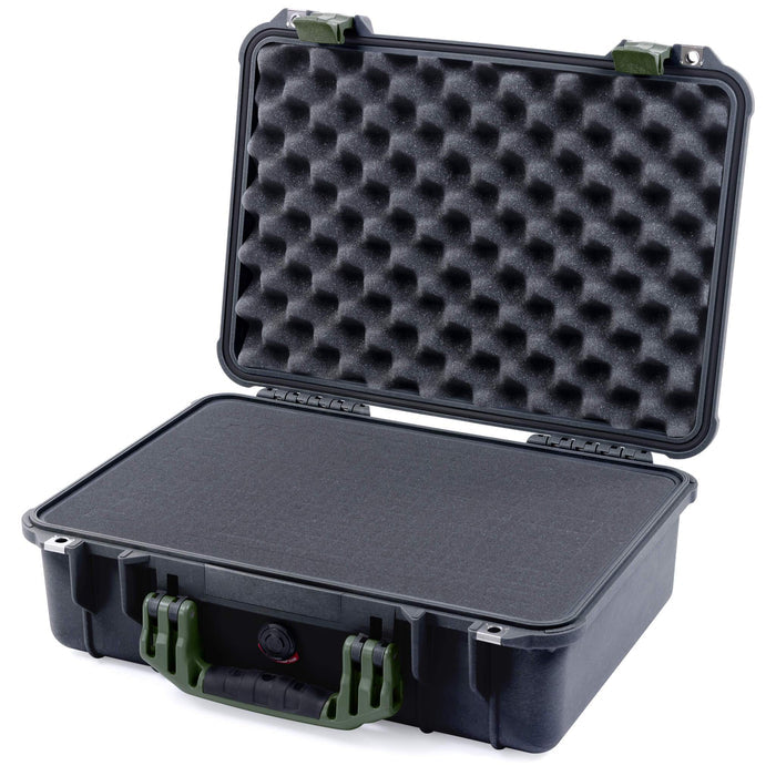 Pelican 1500 Case - Black & OD Green