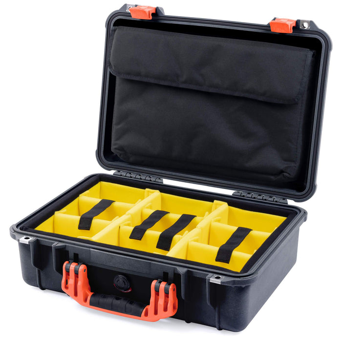 Yellow Padded Microfiber Dividers / Computer Pouch