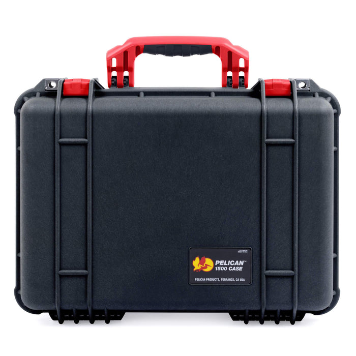 Pelican 1500 Case - Black & Red