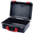 Pelican 1500 Case - Black & Red