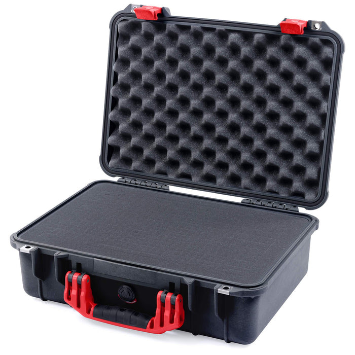 Pelican 1500 Case - Black & Red