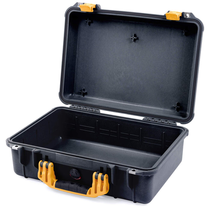 Pelican 1500 Case - Black & Yellow
