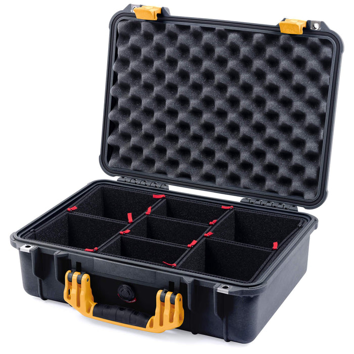 Pelican 1500 Case - Black & Yellow