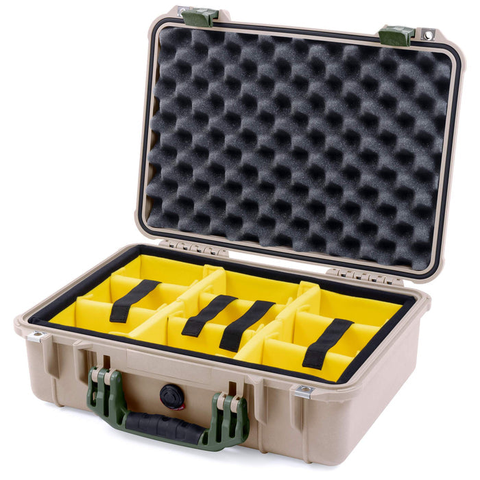 Yellow Padded Microfiber Dividers / Convolute Lid Foam