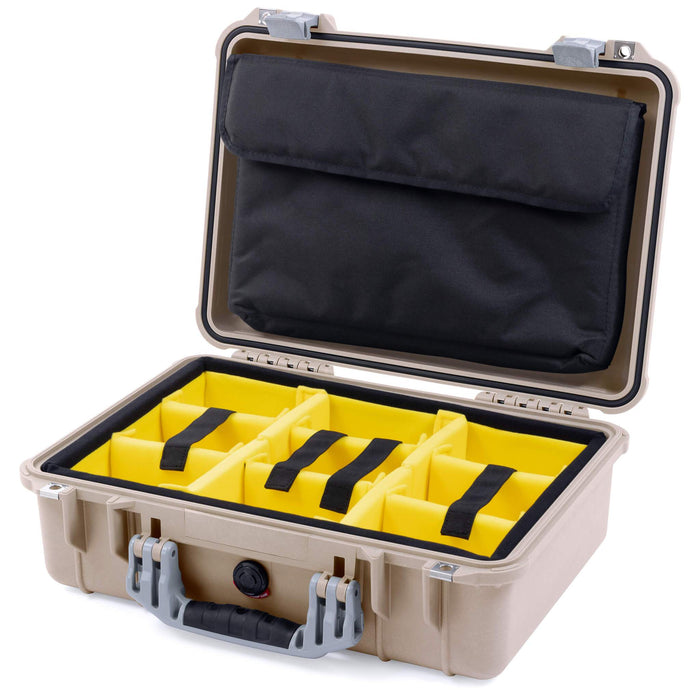 Yellow Padded Microfiber Dividers / Computer Pouch