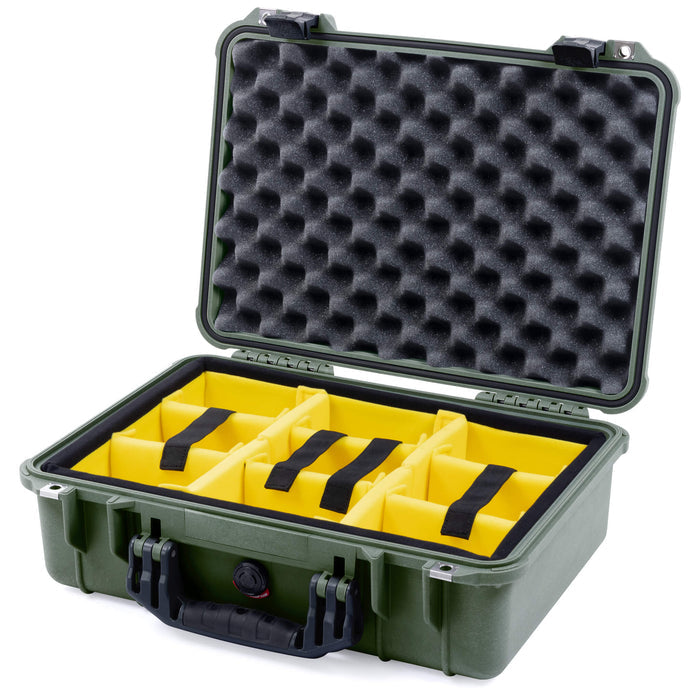 Yellow Padded Microfiber Dividers / Convolute Lid Foam