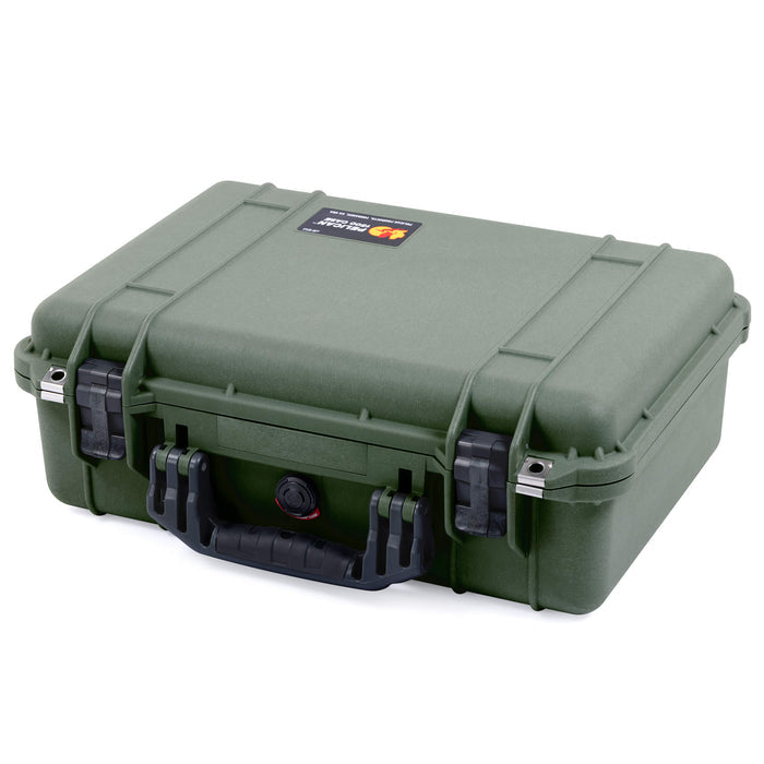 Pelican 1500 Case - OD Green & Black