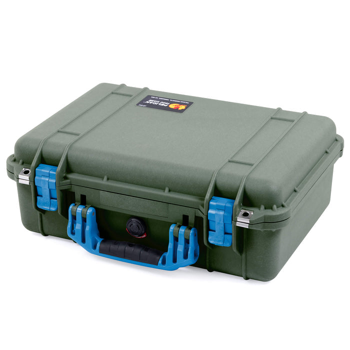 Pelican 1500 Case - OD Green & Blue