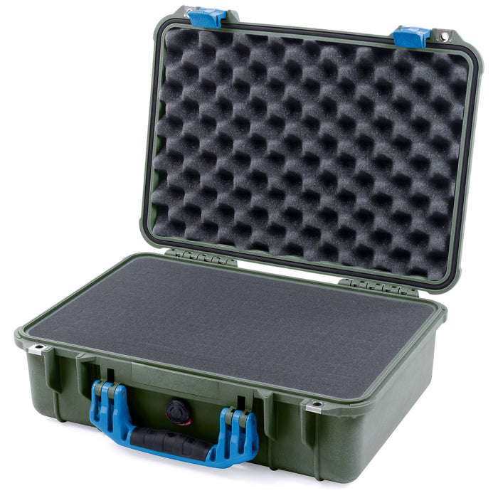 Pelican 1500 Case - OD Green & Blue
