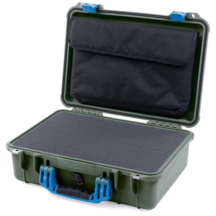 Pelican 1500 Case - OD Green & Blue