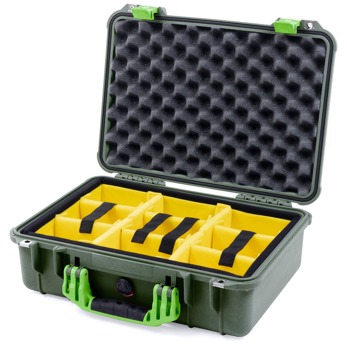 Yellow Padded Microfiber Dividers / Convolute Lid Foam