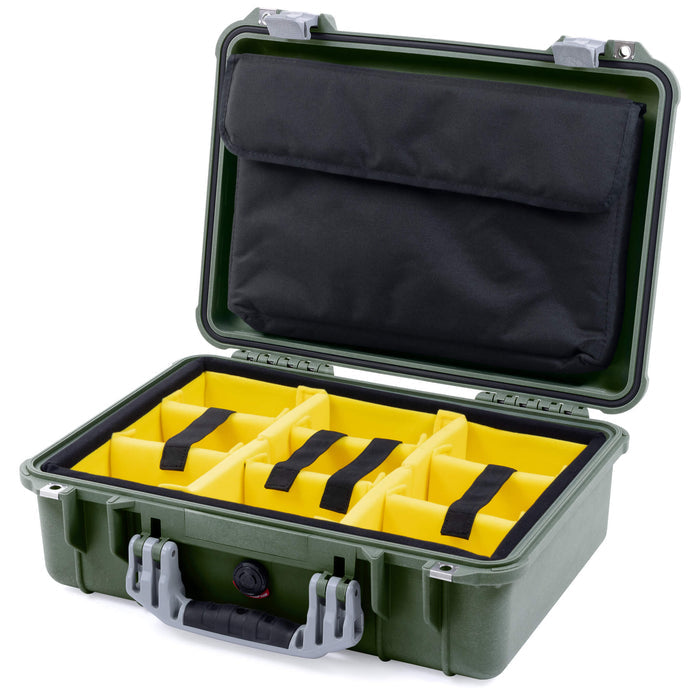 Yellow Padded Microfiber Dividers / Computer Pouch