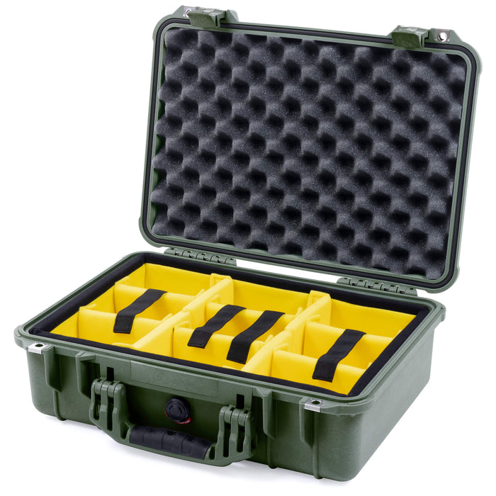 Yellow Padded Microfiber Dividers / Convolute Lid Foam