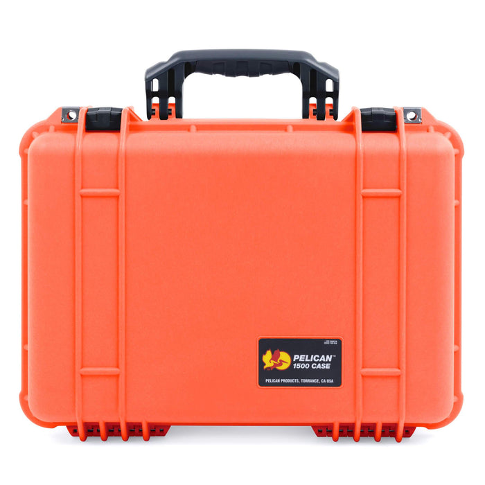 Pelican 1500 Case - Orange & Black