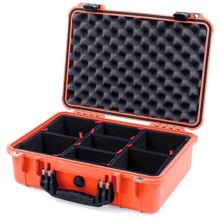 Pelican 1500 Case - Orange & Black