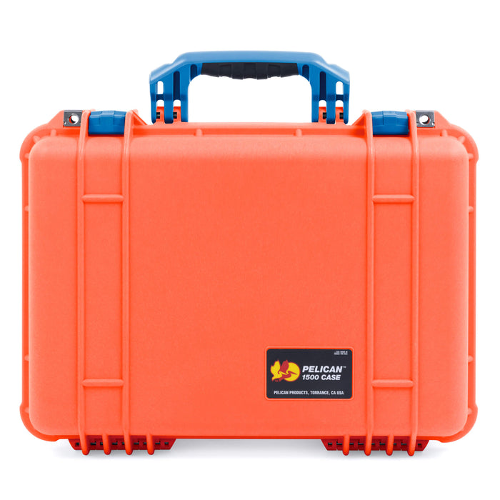 Pelican 1500 Case - Orange & Blue