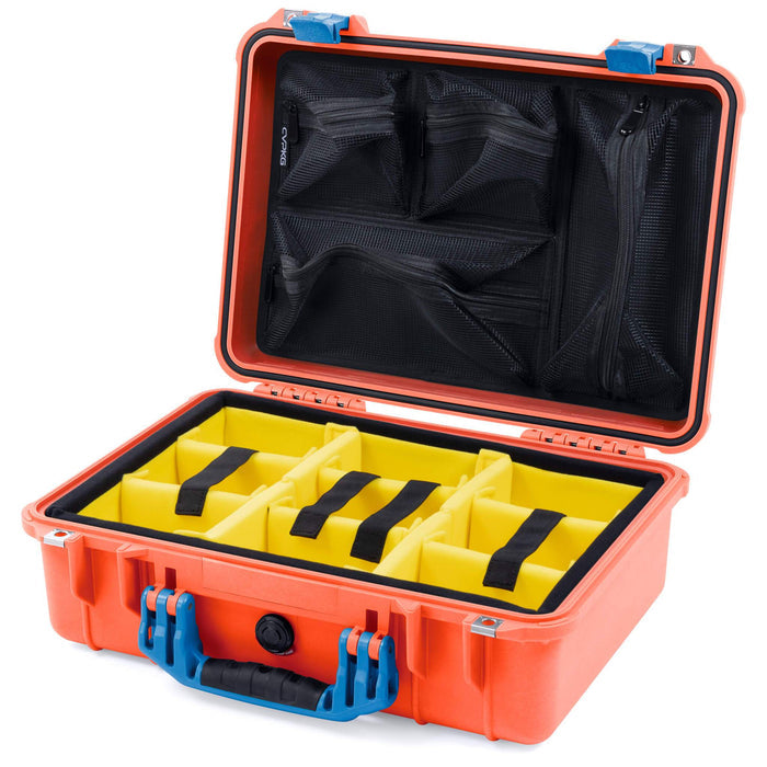 Yellow Padded Microfiber Dividers / Mesh Lid Organizer
