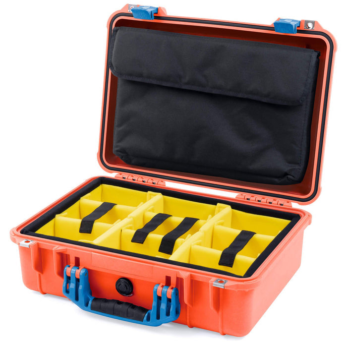 Yellow Padded Microfiber Dividers / Computer Pouch