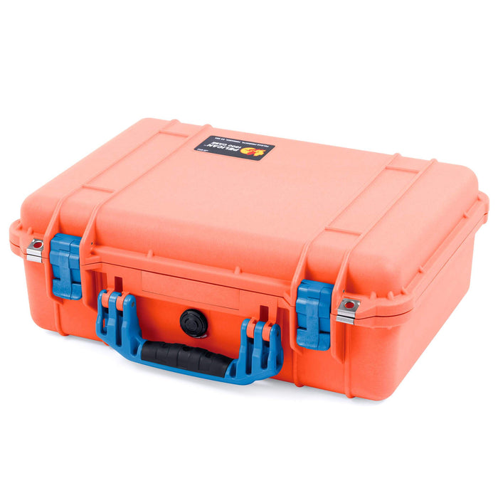 Pelican 1500 Case - Orange & Blue